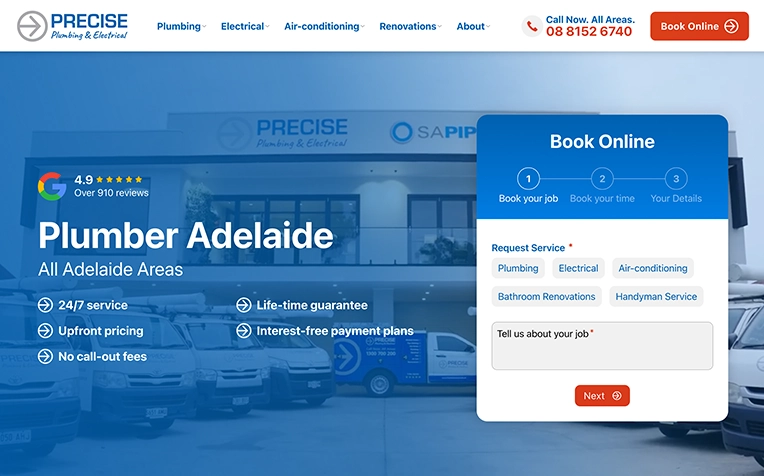 Precise Services Website